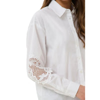 Kaffe women's Suzi shirt in optical white