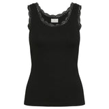 Kaffe Womens Top Omi Black Deep