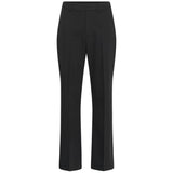 Kaffe Womens Trousers Sakura Flared Black Deep