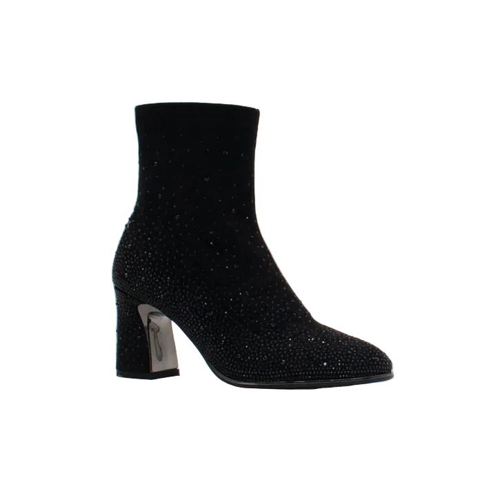 Kate Appleby Kenneth women's black jewel-embellished ankle boots