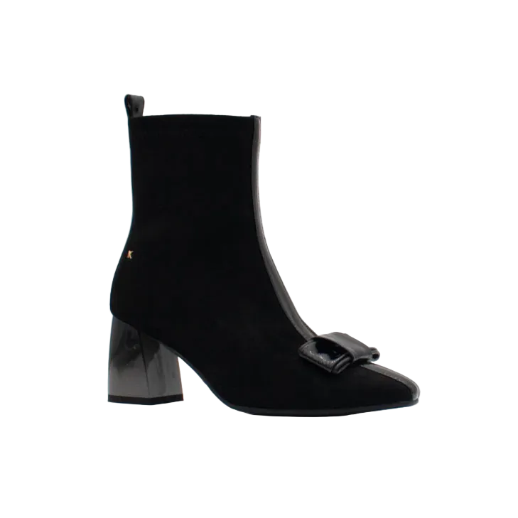 Kate Appleby Abbotsley women's black ankle boots with bow detail