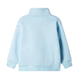 Gym+Coffee Kids Kids Snap Collar Sierra Sweatshirt Glacial Blue