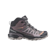 Salomon Womens Hiking Boot X Ultra 360 Mid GTX  Plum/Phantom/Cork