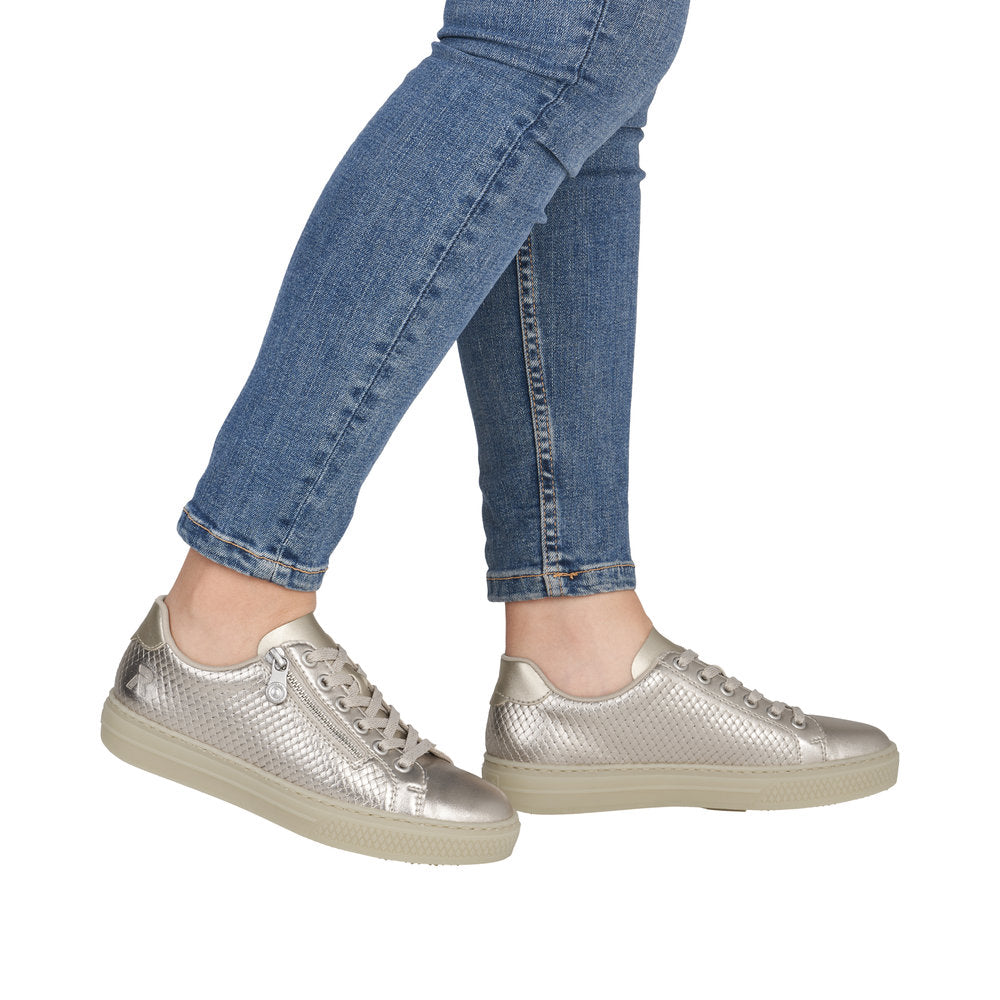 Rieker Womens Trainer L5955-90 Metallic