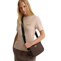 Barbour International Womens Bag Monaco Baffle Quilt Crossbody Truffle