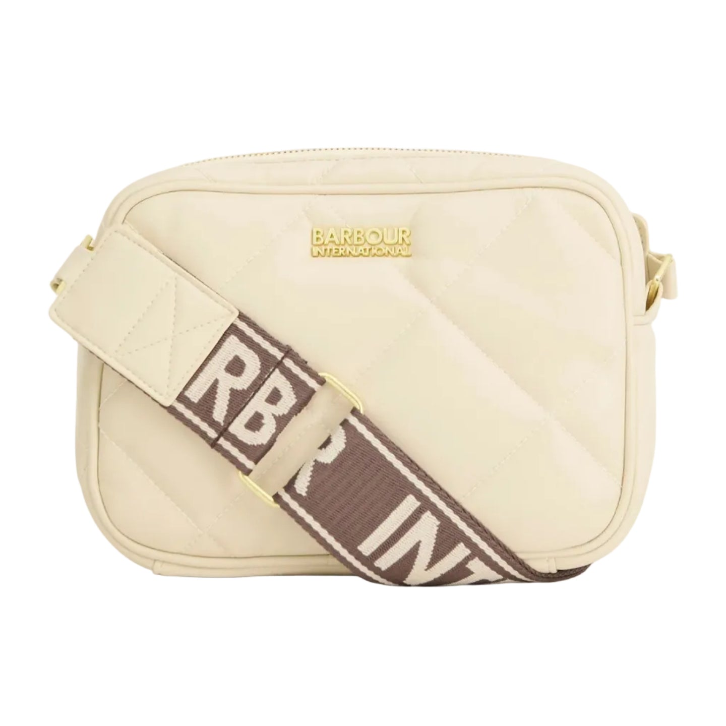 Barbour women's cream quilted crossbody bag