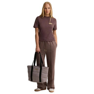 Barbour International Womens Bag Monaco Tote Truffle Check