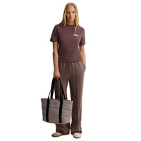 Barbour International Womens Bag Monaco Tote Truffle Check