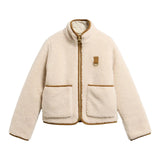Barbour Womens Jacket Elenora Casual Fleece Cream