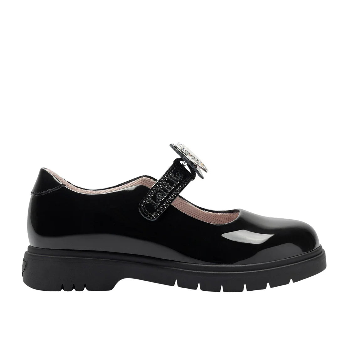 Lelli Kelly Girls School Shoe Sabrina Black Patent