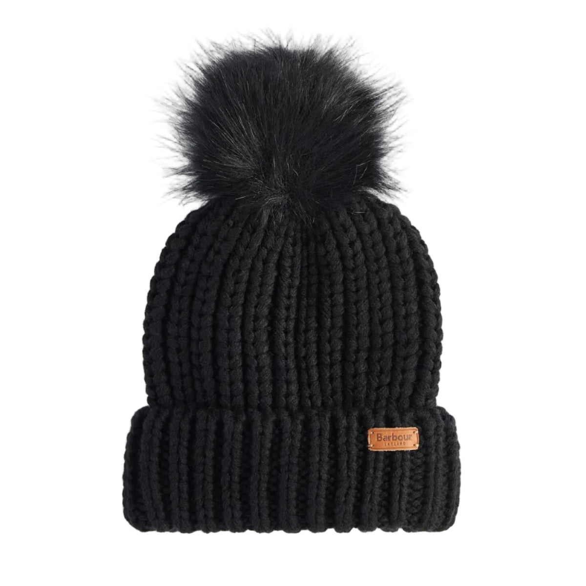 Barbour Womens Beanie/Scarf Saltburn Gift Set Black