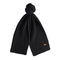 Barbour Womens Beanie/Scarf Saltburn Gift Set Black