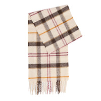 Barbour Womens Beanie/Scarf Olivia Gift Set Light Muted Tartan