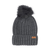Barbour Womens Saltburn Beanie Hat Charcoal