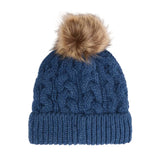 Barbour Penshaw women's navy peony beanie hat