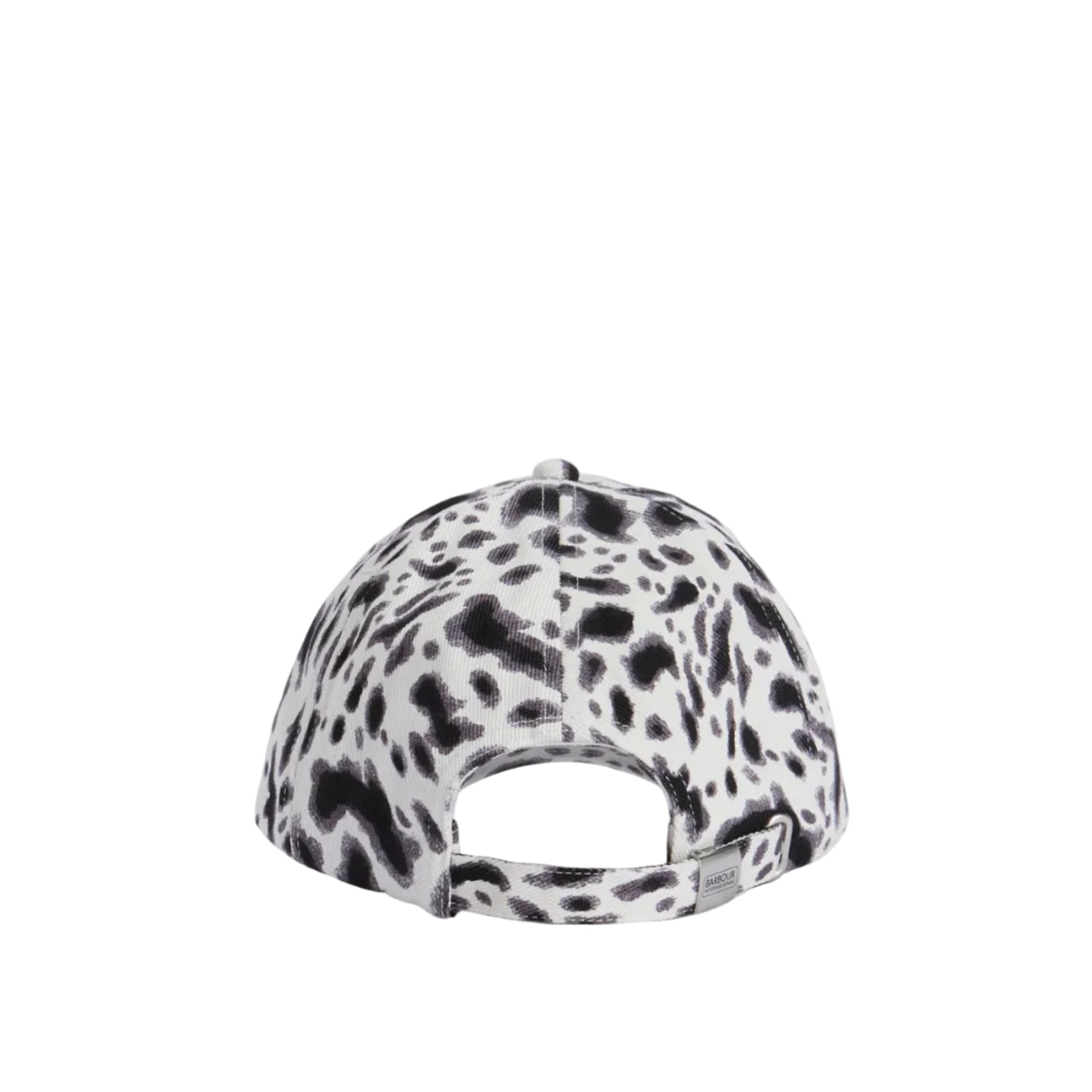 Barbour International Womens Cap Santana Ink Leopard Print