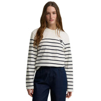 Barbour Womens Top Harling Striped Cloud/Dark Navy