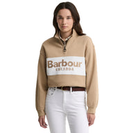 Barbour Womens Half Zip Zaria Sweatshirt Warm Trench