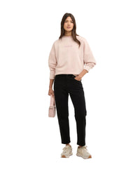 Barbour International Womens Sweatshirt Lyra Washed Desert Pink
