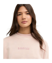 Barbour International Womens Sweatshirt Lyra Washed Desert Pink
