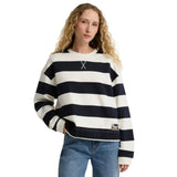 Barbour Womens Sweatshirt Eva Cloud/Dark Navy
