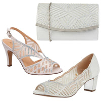 Lotus Womens Sandal Natalia Ice Diamante - Donaghys