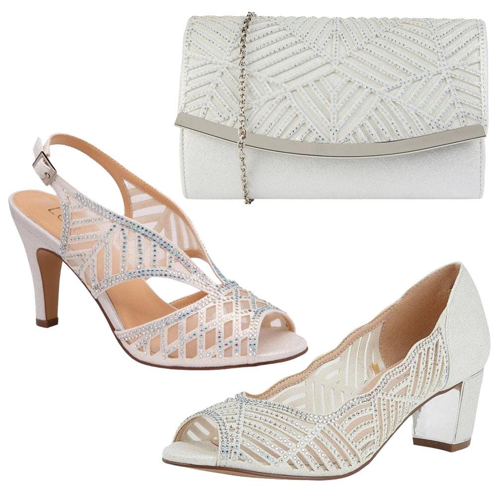 Lotus Womens Sandal Natalia Ice Diamante - Donaghys