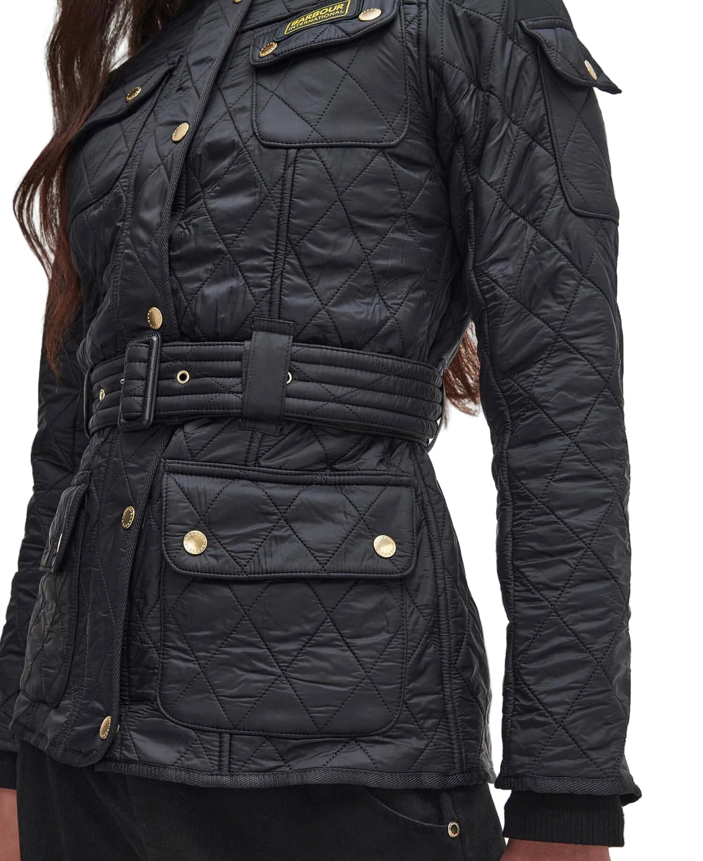 Barbour Womens Polarquilt Quilted Jacket Black