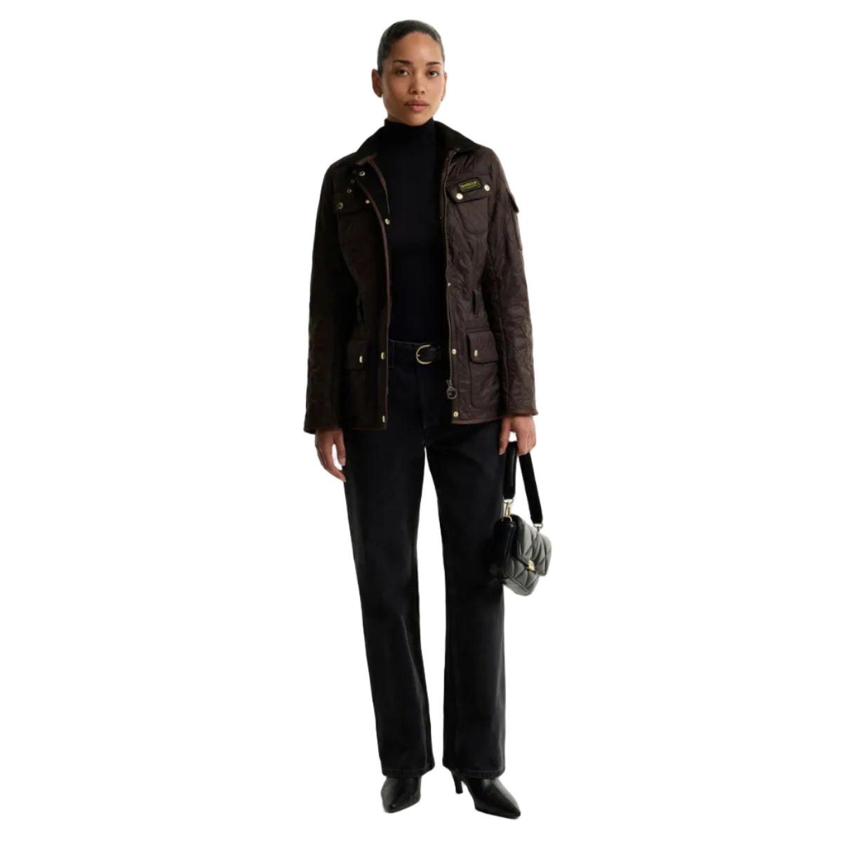 Barbour women's brown quilted jacket