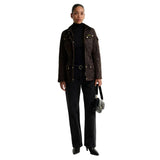 Barbour International Womens Jacket Polarquilt Quilted Truffle