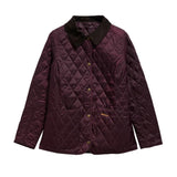 Barbour Womens Jacket Annandale Quilted Black Cherry