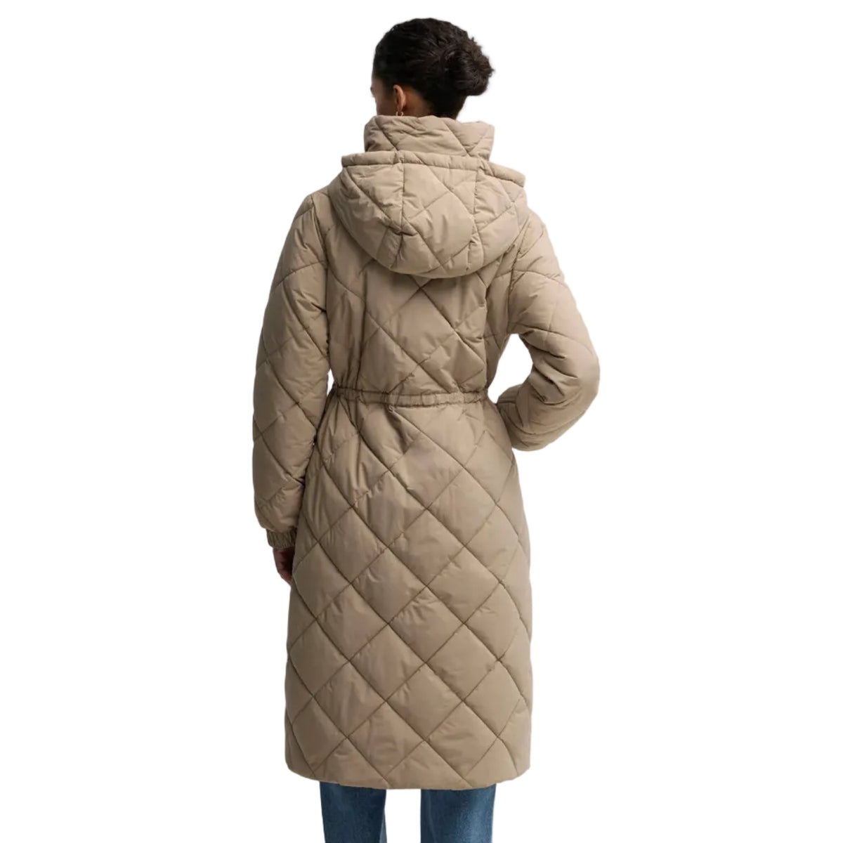 Barbour Alverstone women's puffer jacket in Light Trench and Ancient