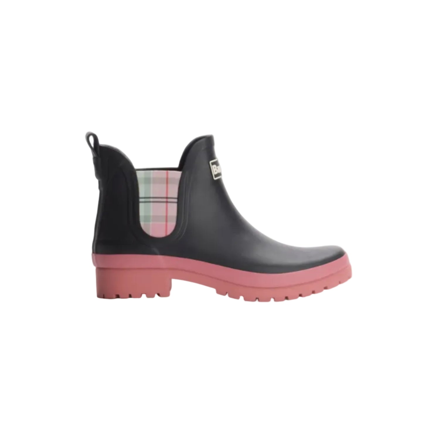 Barbour Womens Wellington Boot Mallow Navy/Cherry