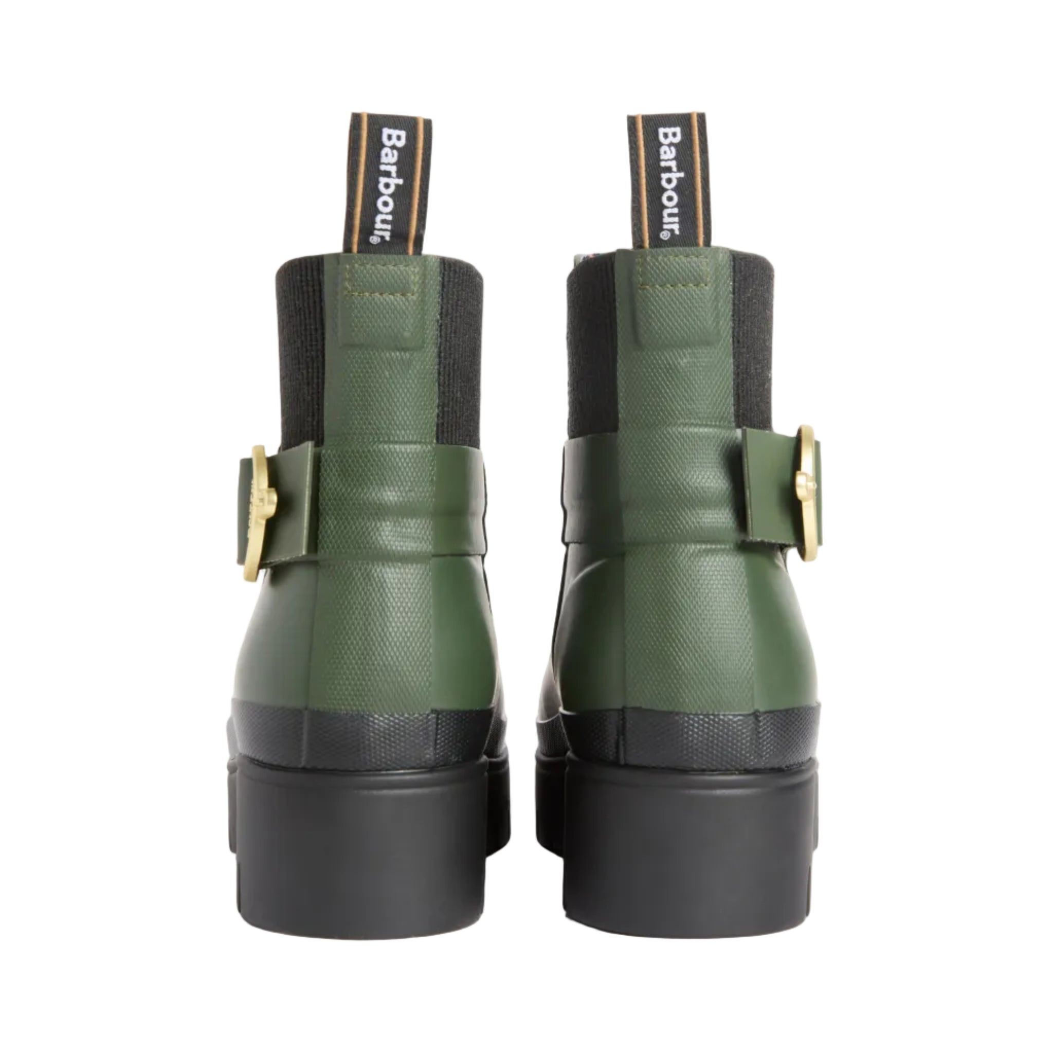 Barbour Womens Boot Hepburn Ankle Wellingtons Olive/Black
