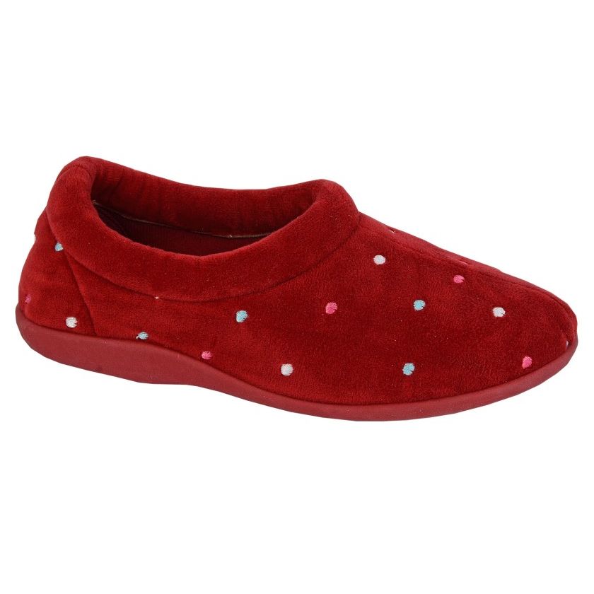 Sleepers Womens Slipper Sophie Burgundy