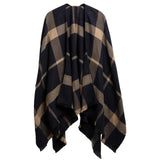 Barbour Isabelle women's midnight tartan poncho