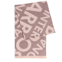 Barbour International Kenna women's truffle and nutmeg logo scarf