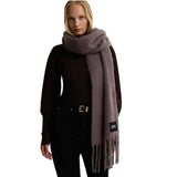 Barbour International Lilah women's truffle brown scarf