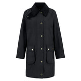 Barbour Womens Wax Jacket Beadnell Long Black