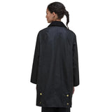 Barbour Womens Wax Jacket Beadnell Long Black