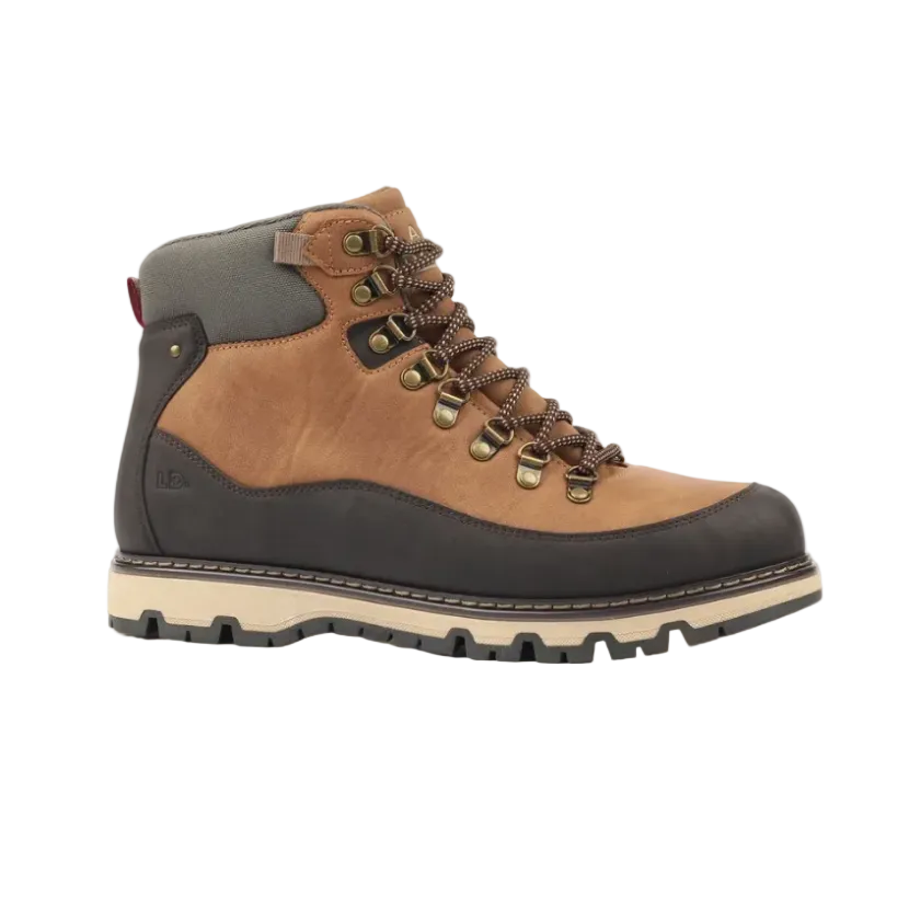 Lazy Dogz Liam men's tan waterproof lace-up walking boots