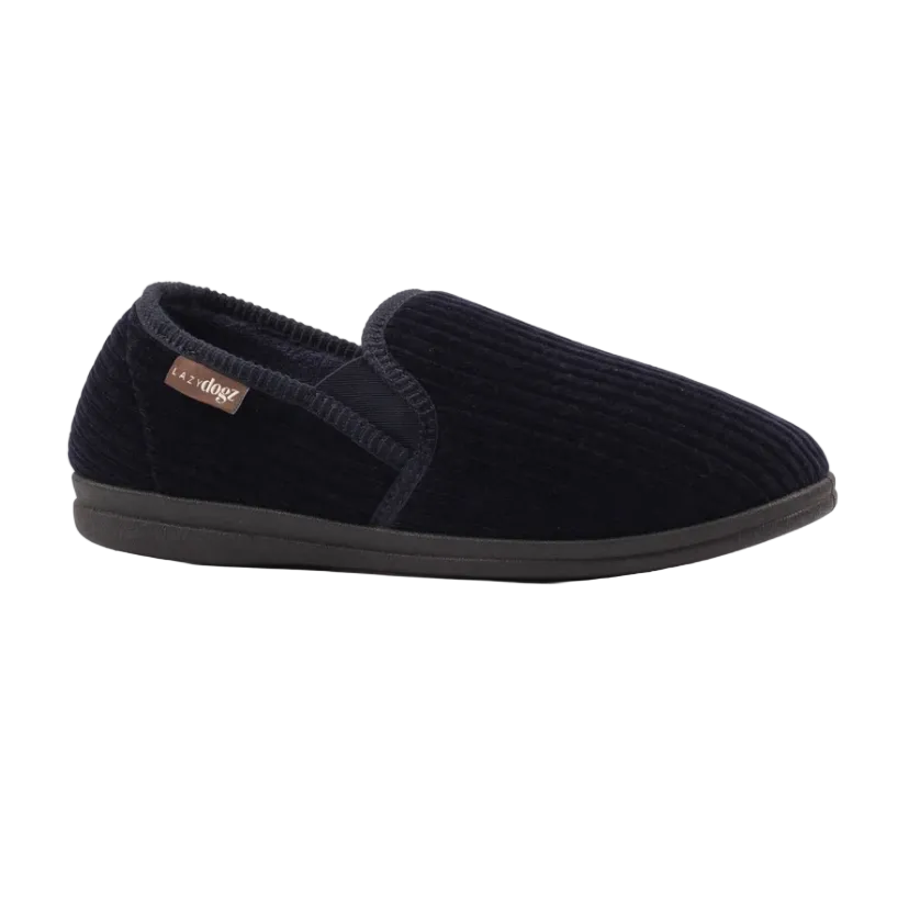 Lazy Dogz Mens Slipper Ryan Navy