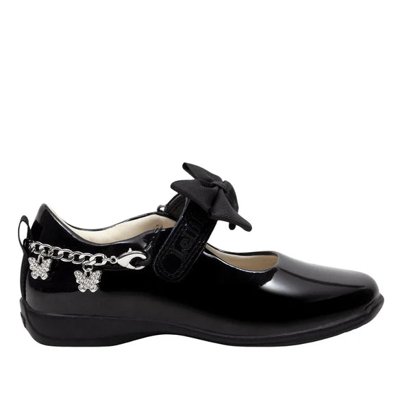 Lelli Kelly Girls School Shoe Izzy Black Patent