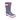 Lunar Dotty girls' purple polka dot wellington boots