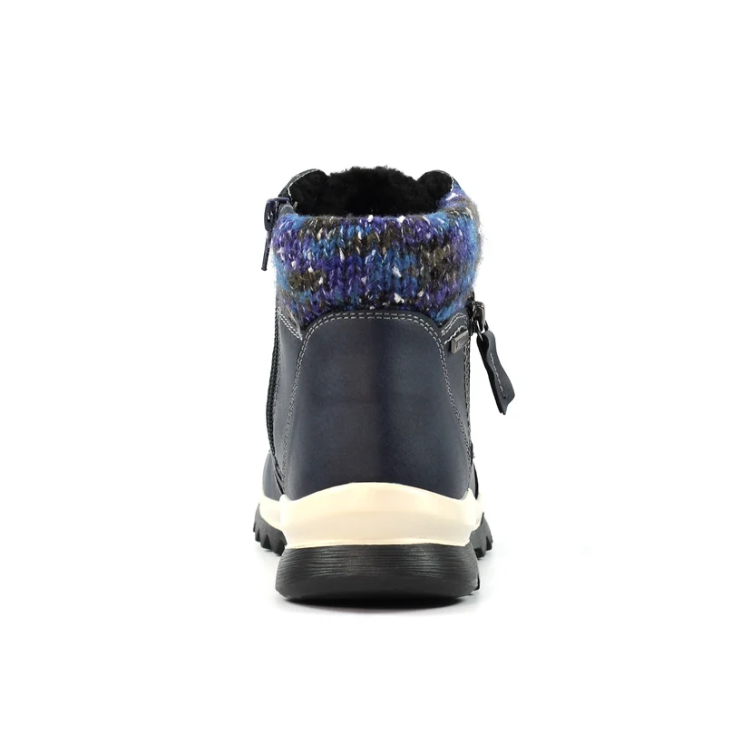 Lunar Buttermere women's navy fleece-lined boot