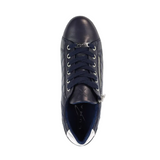 Lunar Xenon women's navy quilted panel trainers