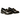 Lunar women's Mylee black patent loafers with gold-tone chain detail