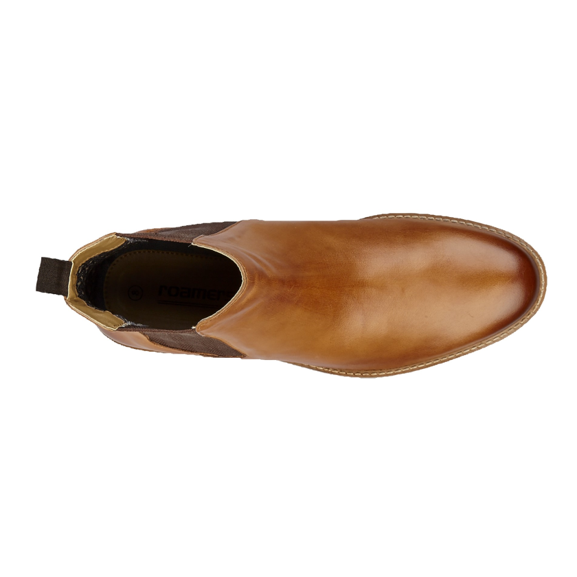 Roamers men's tan leather boot