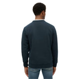 Superdry Mens Essential Logo Crew Sweatshirt Eclipse Navy