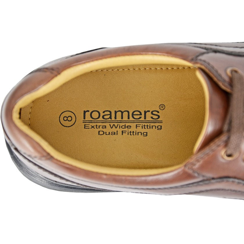 Roamers Mens Shoe M202 Brown